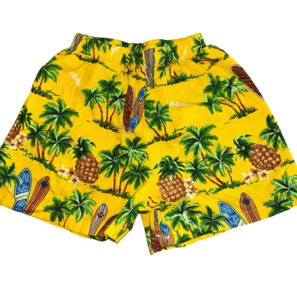Vintage 90s Hawaiian Surfer Shorts 2T